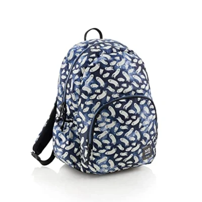 Imagen de Miquelrius Mochila Escolar , Doble Compartimento Material Reciclado Capacidad 24 litros Cierre Cremallera Superior y Frontal Adaptable a Trolley Brilla en la Oscuridad