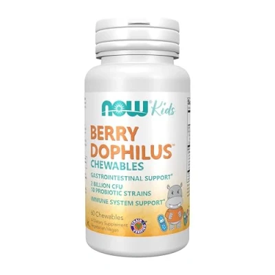 Imagen de Now Foods BerryDophilus 60 Chewables (Packaging may vary) by
