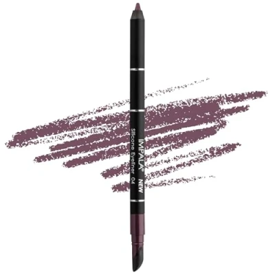 Imagen de Impala Lápiz de Ojos Waterproof con Silicona Trazo Definido o Efecto Difuminado Textura Cremosa Fácil Aplicar Color Intenso Duradero y Resistente al Agua 04 Morado