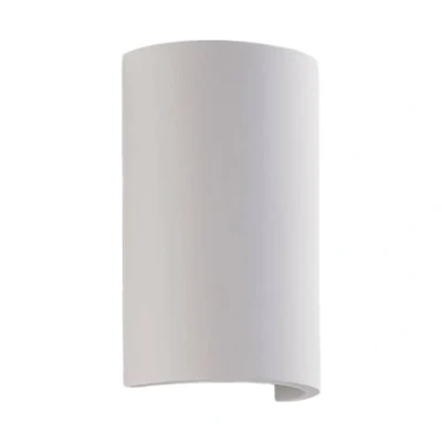 Imagen de Aplique de pared LED Lindby Jenke, altura 16 cm, blanco, escayola
