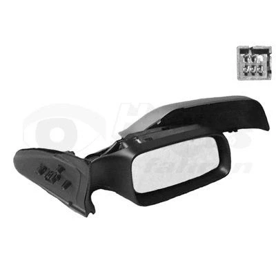 Imagen de espejo retrovisor Van Wezel 3742808 derecha imprimado completo, convexo, para ajuste elect. espejo, calefactable vehíc. con volante a la i