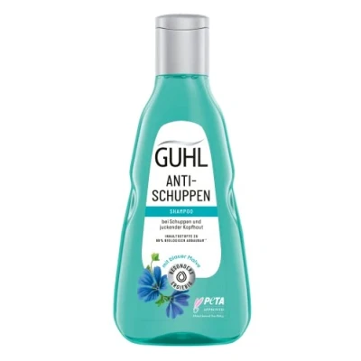 Imagen de Guhl Champú anticaspa Contenido: 250 ml Elimina eficazmente Tipo de cabello: cuero cabelludo picor Dermatológicamente probado para hombre y mujer