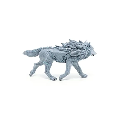 Imagen de Papo, 36033, Animals Loupo de los hielos Le Monde Fantastique Figura, Multicolor, color gris claro