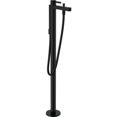 Imagen de hansgrohe Finoris Mezclador monomando de bañera pie, negro mate, 76445670