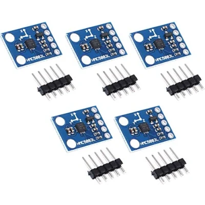 Imagen de TECNOIOT 5pcs GY 273 QMC5883L Triple Axis Compass Magnetometer Sensor HMC5883L Compatible