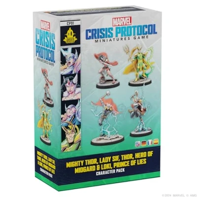 Imagen de Atomic Mass Games Marvel Crisis Protocol: Mighty Thor, Lady SIF, Thor &amp; Loki A Partir de 14 Años para 2 Jugadores 90 Minutos por Partida Multilenguaje (Incluye Español)