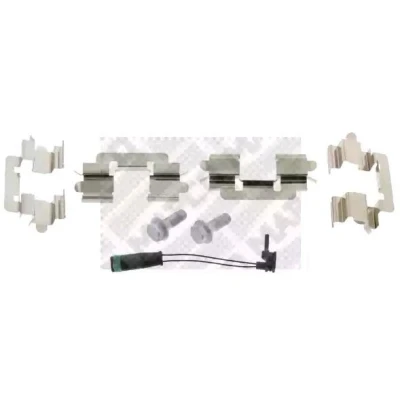 Imagen de MAPCO 9323 Kit de accesorios, pastillas frenos Eje delantero MERCEDES BENZ: Clase A