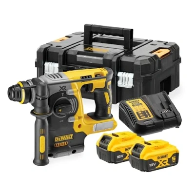 Imagen de DeWalt DCH273P2T QW 18V XR Li Ion Martillo Electroneumático sin escobillas SDS Plus 2,1J 5,0Ah con maletín TSTAK II