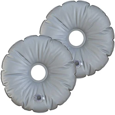 Imagen de FBS 2 pesos de manguera para barras y banderas playa, rellenables con 10 litros agua arena, banderas, pies cruzados