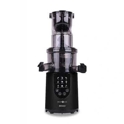 Imagen de Sogo Licuadora de prensado en frío para hacer zumos, smoothie y sorbetes, frutas verduras, exprimidor lento, control táctil, limpieza fácil, bajo consumo energético, sin BPA (SS 5125)