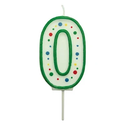 Imagen de PME CA050 Número Vela, Verde, Pequeño 4.3cm