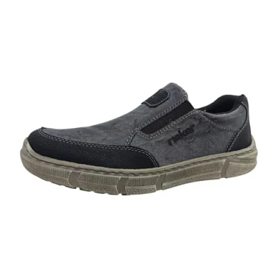 Imagen de Rieker 04054, Mocasín Hombre, Negro, 45 EU