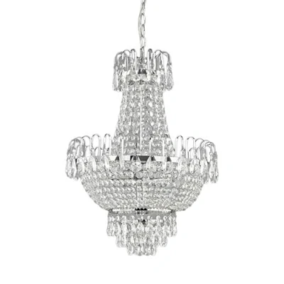 Imagen de lámpara colgante &#039;Casparia&#039; en Transparente hecho de Cristal e.o. para Salón &amp; Comedor (5 llamas, E14) Lindby cristal, colgante, lámpara,