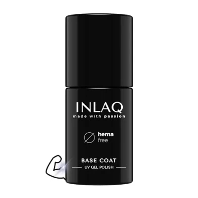 Imagen de INLAQ® HEMA Free Base Coat 6ml para el cuidado de las uñas Gel esmalte UV duro