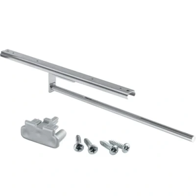 Imagen de Gedotec toallero H6008 extraíble con 1 Brazo Pieza de Plato Longitud 465 mm en Cromo Pulido Armario baño y Cocina Giratorio 90 Made IN Germany