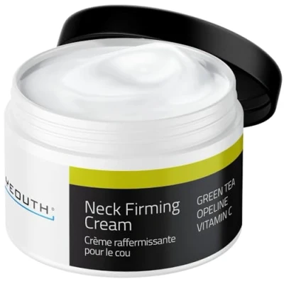Imagen de YEOUTH Crema Reafirmante Para Cuello con Vitamina C y Té Verde, Todo Tipo de Piel, Piel Suave Firme Aspecto, Hidratación Profunda 60g