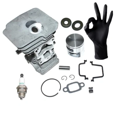 Imagen de ICOOYO Kit de pistón cilíndrico para Husqvarna 135 135E 140 140E 435 435E 440 Jonsered CS2240 McCulloch CS350 CS390 CS410 RedMax GZ381 Craftsman 358381800