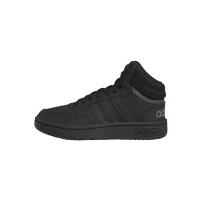 Imagen de adidas Hoops Mid Shoes, Zapatillas Unisex niños, Core Black Grey Six, 32 EU