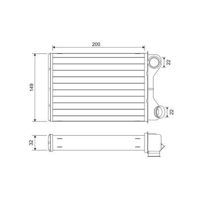 Imagen de Radiador de calefacción VALEO 811569