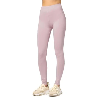 Imagen de Merry Style Leggins Largos Deportivas Mujer Mallas con Cintura Elástica Vestir Suaves Flexibles, Transpirables Ideal para todas las Estaciones MS10 143 (Cafe leche, L)
