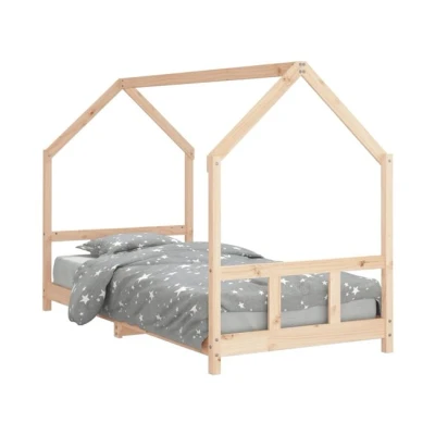 Imagen de vidaXL Estructura de Cama para niños Madera Maciza Pino 90x200 cm
