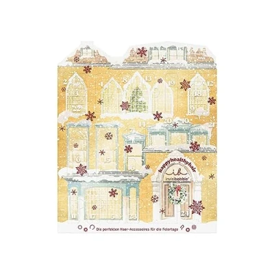 Imagen de invisibobble Beauty calendario de Adviento 2023 para niñas y mujeres, Navidad, juego Scrunchie gomas el pelo exclusivas