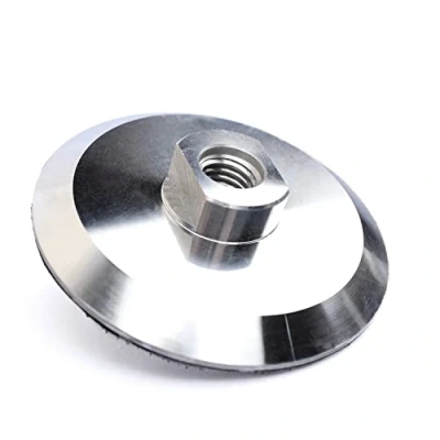 Imagen de HOMESOM Almohadilla de pulido diamante 4 pulgadas soporte respaldo basado en aluminio M14 rueda polaca