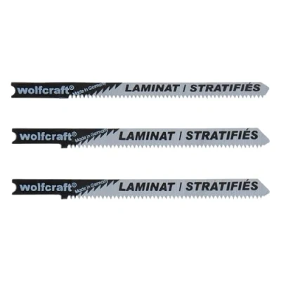 Imagen de wolfcraft Juego de 3 hojas sierra calar, vástago en U I 2674000