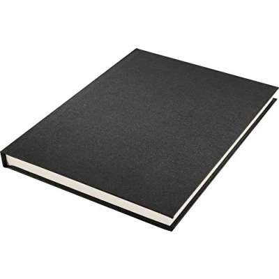 Imagen de Kangaro Cuaderno de notas (A5, tapa lino, 80 hojas, 140 g), color blanco crema