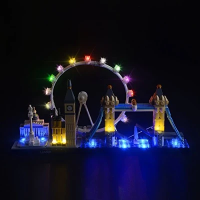 Imagen de GEAMENT Conjunto de Luces LED para Architecture Londres (London) Compatible con Lego 21034 Bloques construcción (Juego Modelo no Incluido)