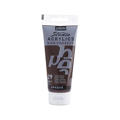 Imagen de Pébéo Acrílico Fine Studio Pintura acrílica Sombra Tostada 100 ml