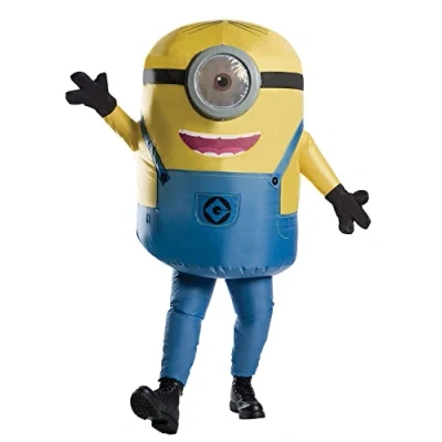 Imagen de Rubies Despicable Me Disfraz Hinchable de Minion Stuart para adultos, Talla única ( 810585)