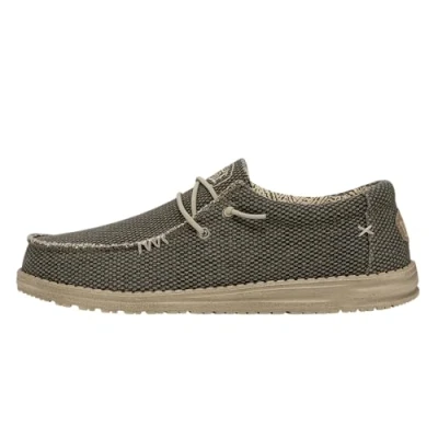 Imagen de Hey Dude Mikka Braided 40124 3VE ARMY Mocasines, Hombre, Talla: 44, Verde Zapatos