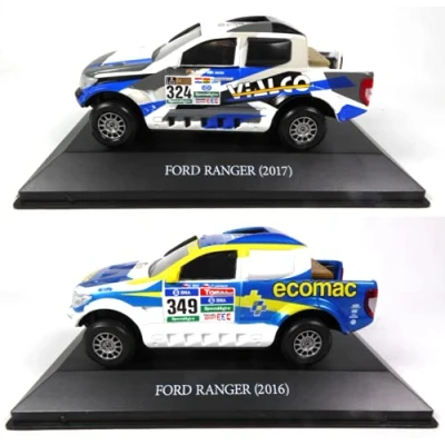 Imagen de OPO 10 Lote de 2 Coches 1/43 Rally Dakar Compatible con Ford Ranger (LDK3)
