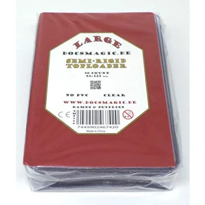 Imagen de docsmagic.de 50 Semi Rigid Toploader Large Size