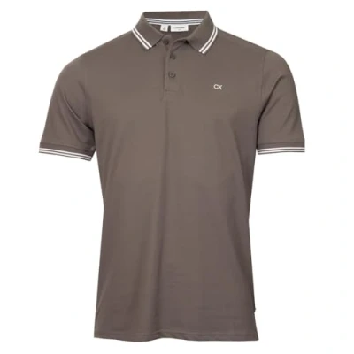 Imagen de Calvin Klein Polo Golf Cuello Acanalado Campus Hombre Punta Pizarra XL