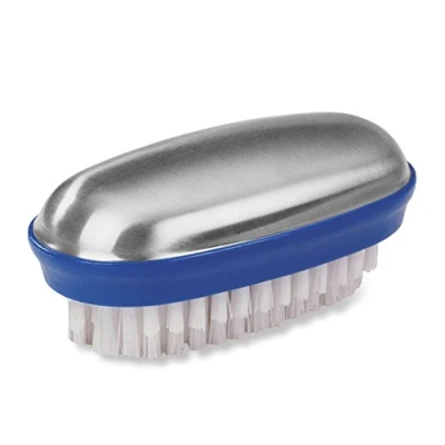 Imagen de Fackelmann Cepillo Quita Olores, Acero inoxidable, azul, blanco e inox, 8.5x5cm, 1 ud