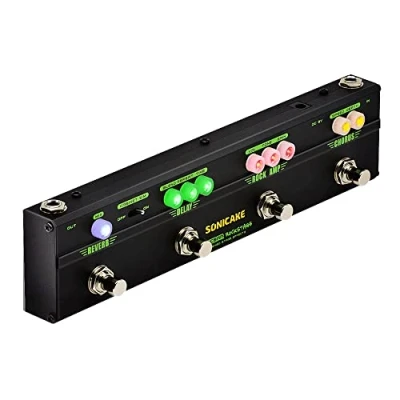 Imagen de SONICAKE Multi Effectos Pedal para Guitarra RockStage Classic Rock Tone Chorus Distortion Delay Reverb de efectos