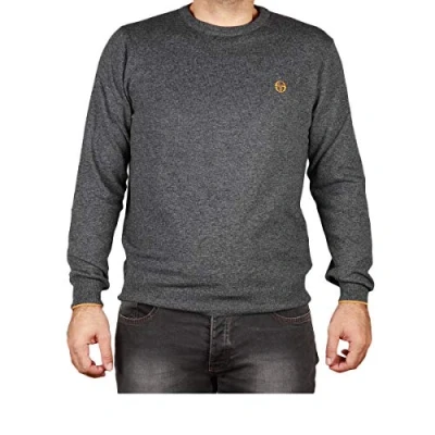Imagen de Sergio Tacchini Uomo 20F20 Dark Grey Melange Maglione Girocollo Grigio