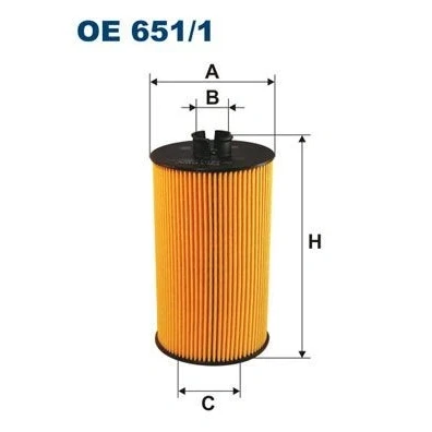 Imagen de Filtro de aceite FILTRON OE 651/1