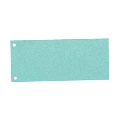 Imagen de Esselte Separadores Archivador de Banda, Cartón 1/3 para Hojas A4, Pack 100, Extra Ancho, Azul, 100% Reciclado, 20996