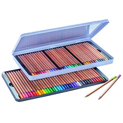 Imagen de Bruynzeel Expression Set de 72 lápices color en lata para dibujar, colorear libros adultos, Bullet Journaling