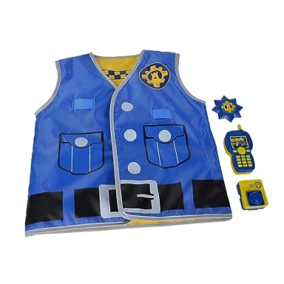 Imagen de Simba 109252478 Conjunto de Chaleco Impreso con función Reversible, 5 cm Visor imágenes, walkie Talkie
