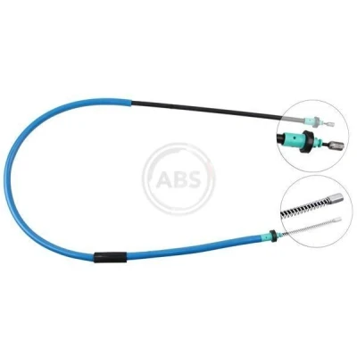 Imagen de A.B.S. K19717 Cable de Freno Mano 1451 Tambor para dirección izquierda/derecha