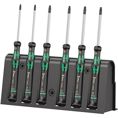 Imagen de WERA 05118154001 2067/6 TORX BO Juego de destornilladores + Bandeja