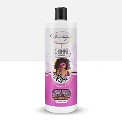 Imagen de Champú para Rizos Be&#039;Shyne ®1L, hidrata, nutre y revitaliza profundamente los hilos del cabello.