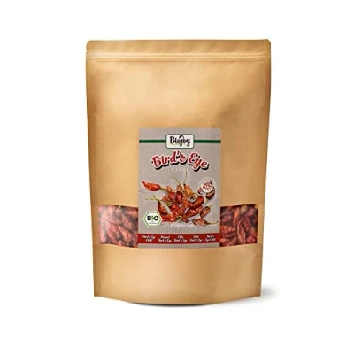Imagen de Biojoy Chile ojo de pájaro BÍO Bird&#039;s Eye (500 g), entero, sin aditivos