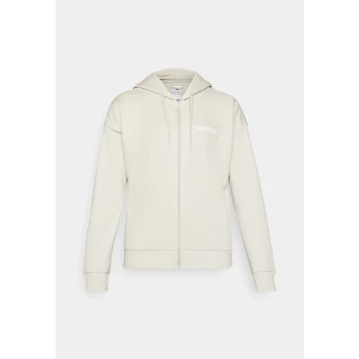 Imagen de adidas Sportswear Essentials Linear Fullzip Sudadera con cremallera, Mujer, Talla: Small, Alumina/white
