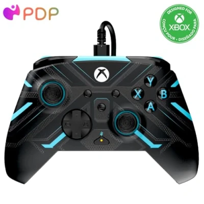 Imagen de PDP Xbox REMATCH GLOW Wired controller TITAN STEEL