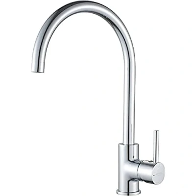 Imagen de GRIFEMA Irismart Grifo de cocina, caño giratorio 360, mezclador monomando fregadero, Crome [Exclusivo en Amazon]